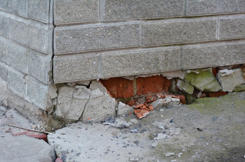 Cracked Foundation Repair detail